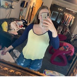 3 quarter sleeve top